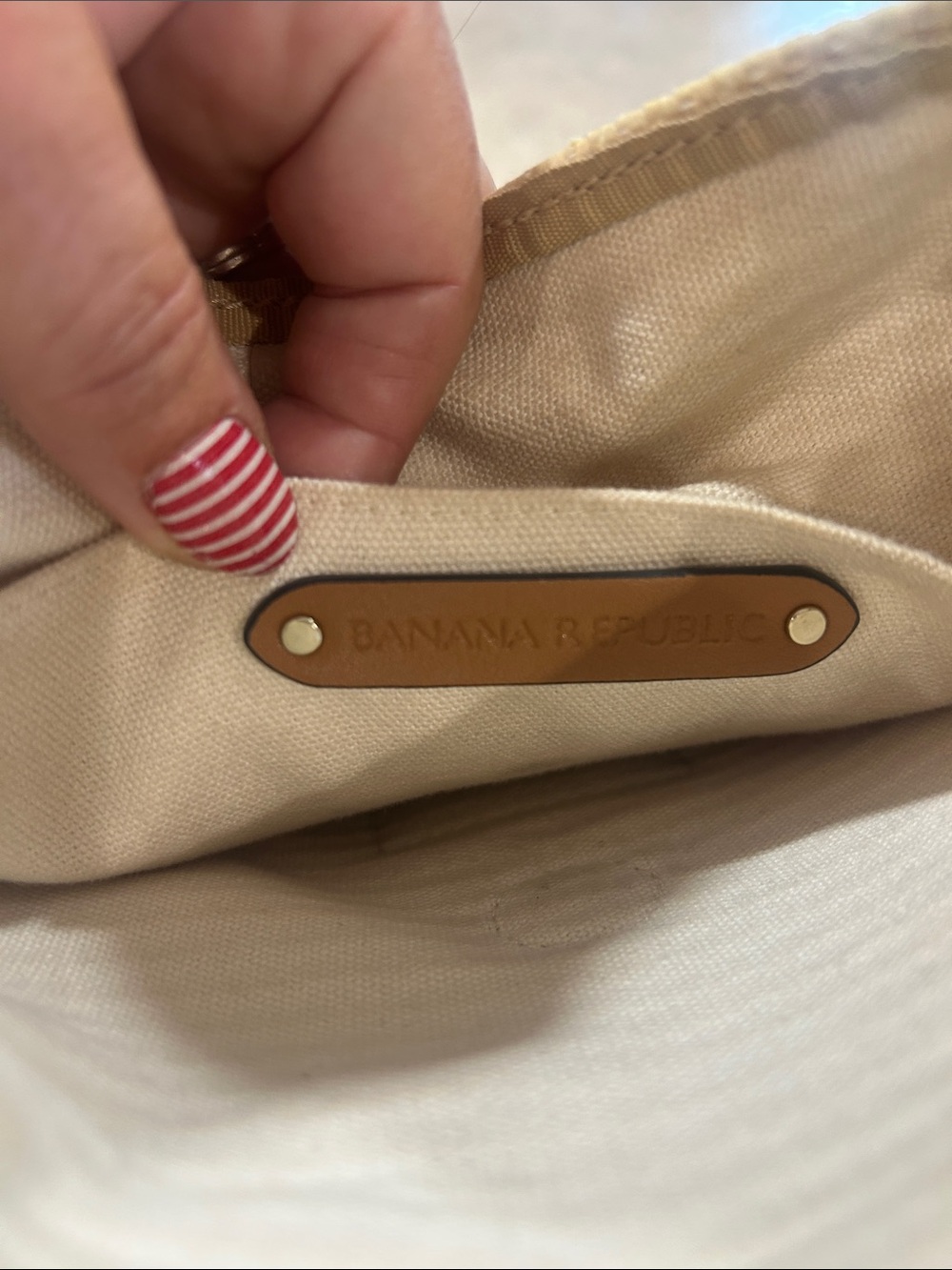 Banana Republic Woven Straw Crossbody with Brown Leather Trim - Picture 4 of 9